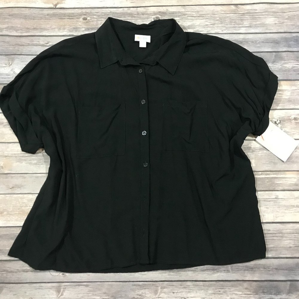 LuLaRoe Amy Solid Black NWT